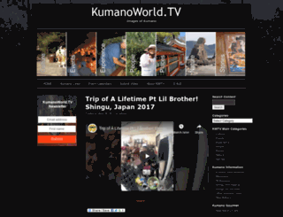 kumanoworld.tv screenshot