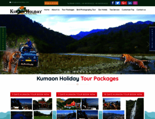 kumaontrip.com screenshot