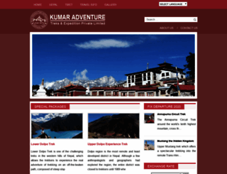kumaradventure.com screenshot