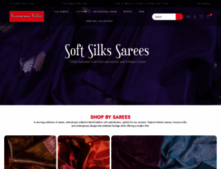 kumaransilksonline.com screenshot