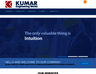 kumarengineeringworks.com screenshot
