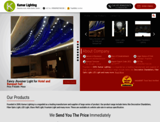 kumarlighting.co.in screenshot