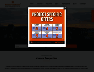 kumarproperties.co.in screenshot