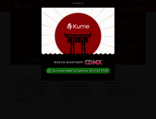 kume.com.mx screenshot