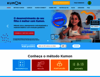 kumon.com.br screenshot