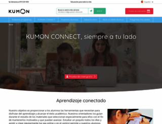 kumon.es screenshot