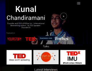 kunalchandiramani.com screenshot