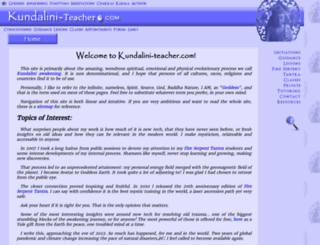kundalini-teacher.com screenshot