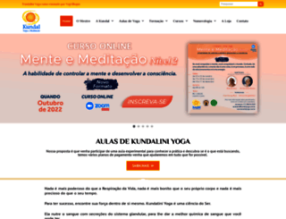 kundalyoga.com.br screenshot