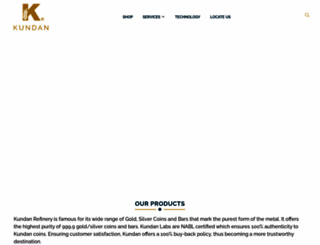 kundanrefinery.com screenshot