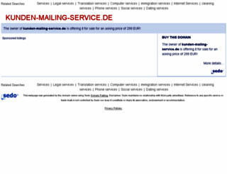 kunden-mailing-service.de screenshot