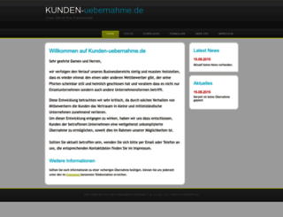 kunden-uebernahme.de screenshot
