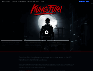 kungfury.com screenshot