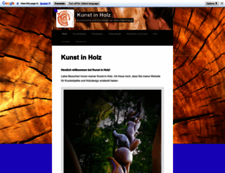 kunst-holz.de screenshot