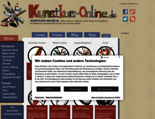 kunstkurs-online.de screenshot