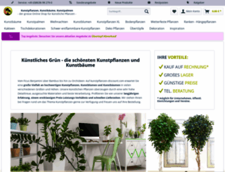 kunstpflanzen-discount.com screenshot