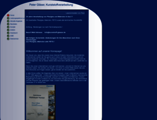 kunststoff-glaeser.de screenshot
