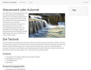 kunstwelt-online.de screenshot