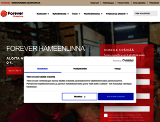 kuntosalihameenlinna.fi screenshot