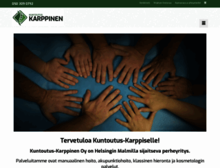kuntoutus-karppinen.net screenshot