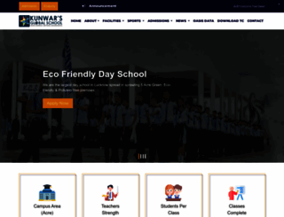 kunwarsglobalschool.com screenshot