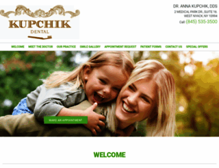 kupchikdental.com screenshot