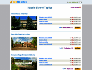 kupele-sklene-teplice.com screenshot