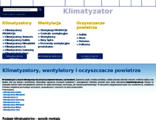 kupklimatyzator.pl screenshot