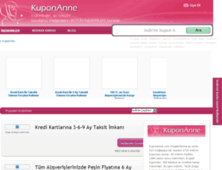 kuponanne.com screenshot