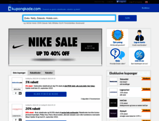 kupongkode.com screenshot