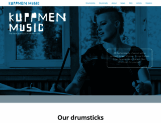 kuppmenmusic.com screenshot