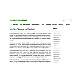 kuranikerim.info screenshot