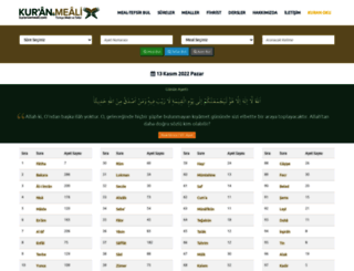kuranvemeali.com screenshot