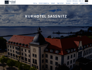 kurhotelsassnitz.de screenshot