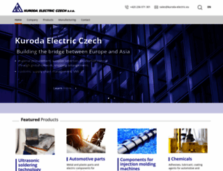 kuroda-electric.eu screenshot