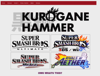 kuroganehammer.com screenshot