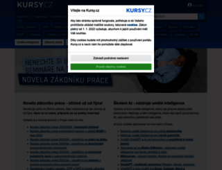 kursy.cz screenshot