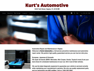 kurtsautomotive.com screenshot