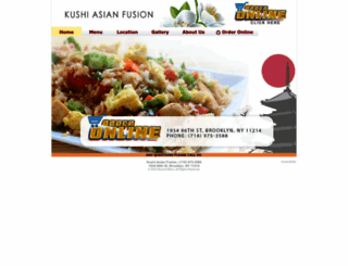 kushiasianfusion.com screenshot