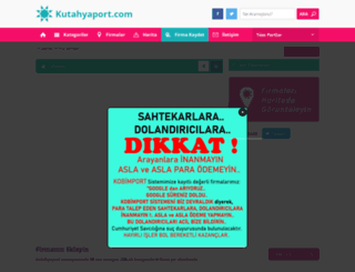 kutahyaport.com screenshot