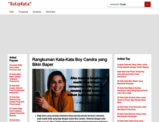 kutipkata.com screenshot