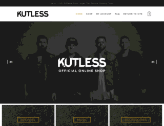 kutless.twoseventwoshop.com screenshot