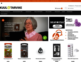 kuulotarvike.fi screenshot