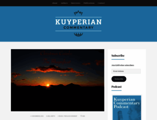 kuyperian.com screenshot