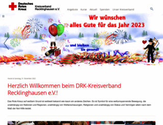 kv-recklinghausen.drk.de screenshot