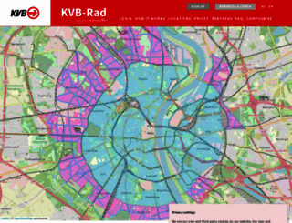 kvb-rad.de screenshot