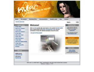 kvirc.net screenshot