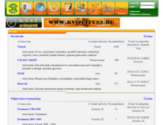 kvizcity33.hu screenshot