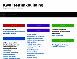 kwaliteitlinkbuilding.nl screenshot