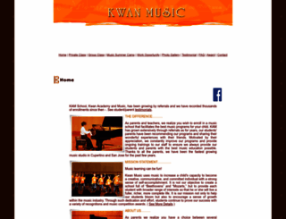 kwanmusic.com screenshot
